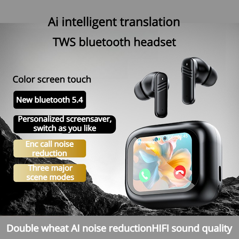 Noise Cancelling Headphone - Cuffie In-Ear con Schermo Touch Completo
