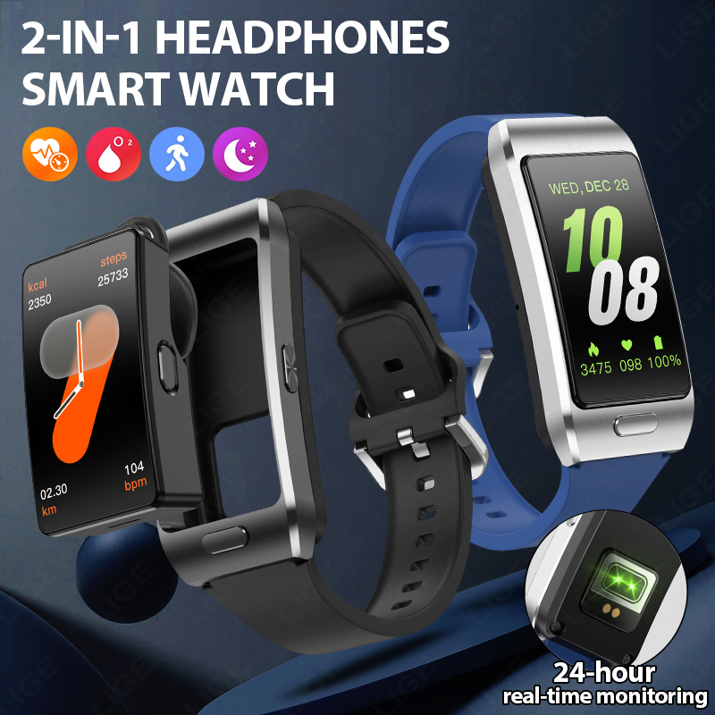 LIGE Nuovo Smartwatch con Auri - Wireless Earbuds Tws recensione e prezzo